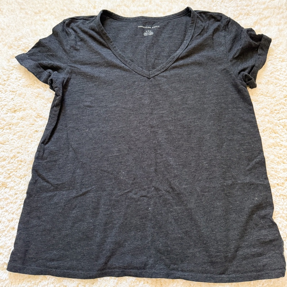 American Eagle Black Tee
